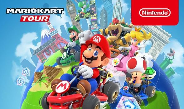 Mario Kart Tour title screen