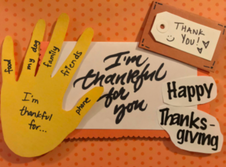 Showing gratitude
