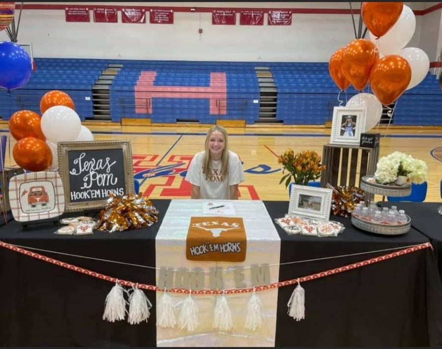 Doss joins the UT Pom Squad.