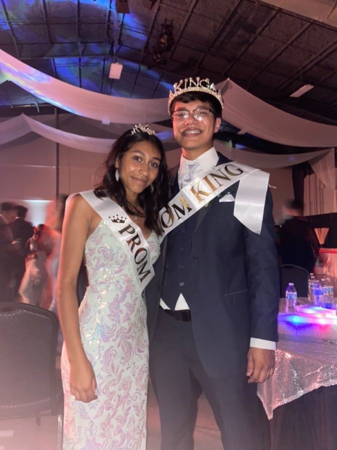 Abigail Parra and Adrian Campa were crowned King and Queen at the 2022 Prom.