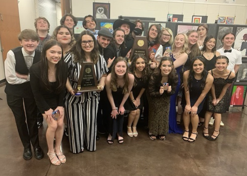 Hays Legacy Players One Act Play compete at Zone and get first place!