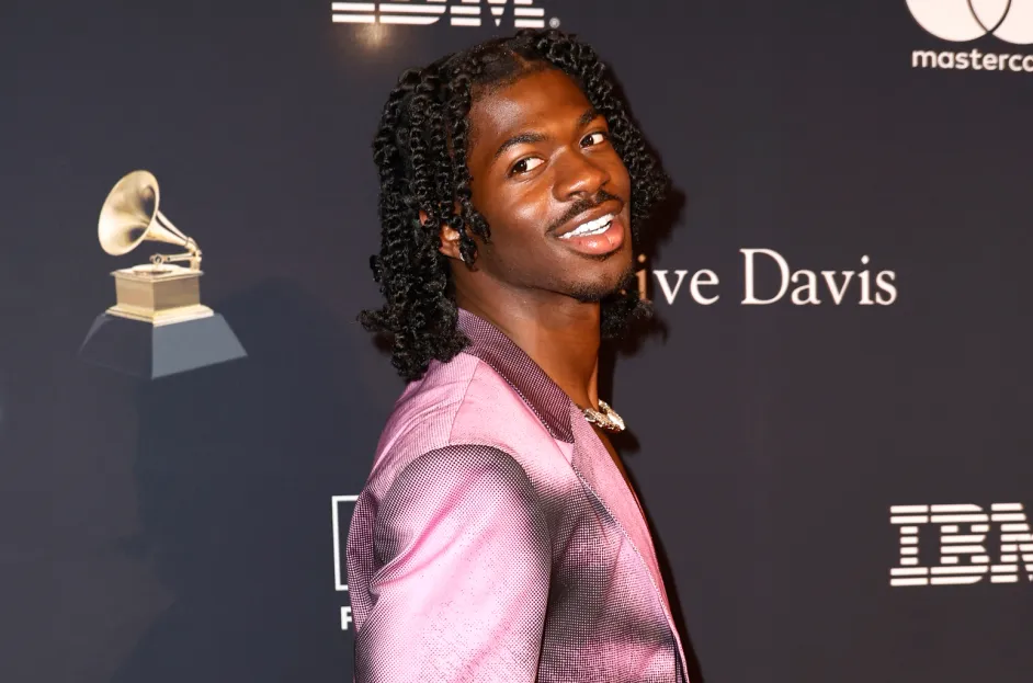 Lil Nas X attends the Pre-GRAMMY Gala & GRAMMY Salute To Industry Icons Honoring Julie Greenwald & Craig Kallman at The Beverly Hilton on Feb. 4, 2023 in Beverly Hills, Calif.